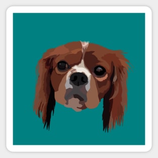 George the King Charles Spaniel Sticker